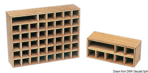 4.0.2 Contenitore teak per 40 bandiere - immagine 1
