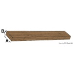 Listello teak 30x30 mm 2 m