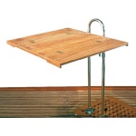Tavolo teak pieghevole 70x80 cm