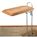 Tavolo teak pieghevole 70x64 cm - immagine 4