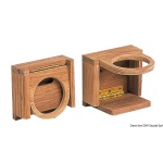 Porta bicchiere parete teak