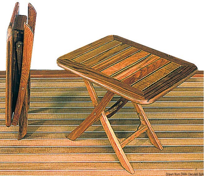 4.2.7 Tavolo teak 50x40 cm - immagine 1