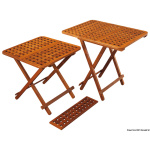 Tavolo pieghevole 60x60 cm con prolunga inclusa