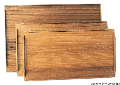 4.2.7 Piano in teak 40x70 cm - immagine 1