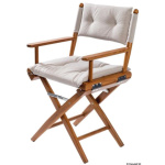 Sedia teak pieghevole imbottita sabbia