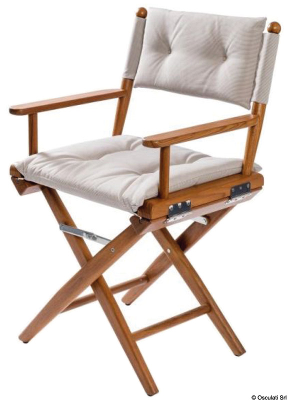 71.326.33.jpg Sedia teak pieghevole imbottita sabbia - immagine 1
