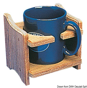 4.2.7 Porta tazza o lattina teak - immagine 1