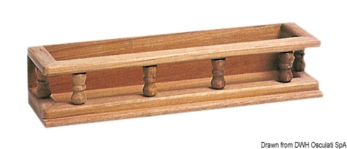 4.0.2 Porta vasetti teak 350x65x90 mm - immagine 1