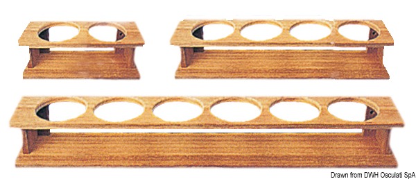 4.2.7 Porta bicchieri teak 275x87x90 mm - immagine 1