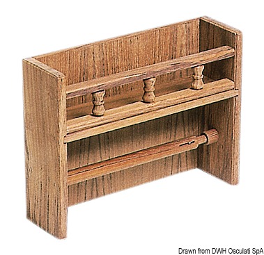4.0.2 Porta scottex teak 327x90x250 mm - immagine 1