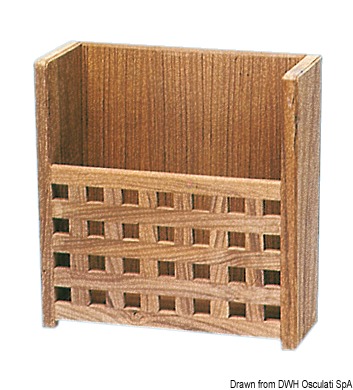 4.0.2 Portariviste teak 265x110x280 mm - immagine 1