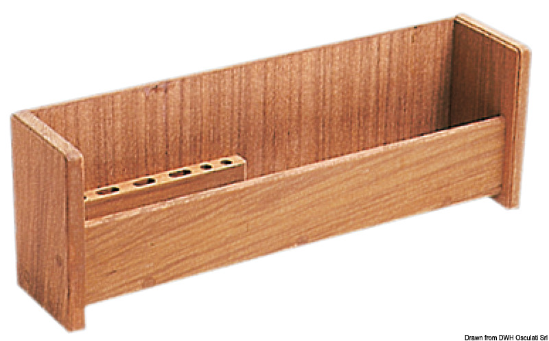 71.605.50.jpg Porta strumenti teak 435x100x150 mm - immagine 1
