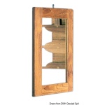 Specchio cornice teak 275x375 mm
