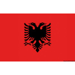 Bandiera Albania 30 x 45 cm