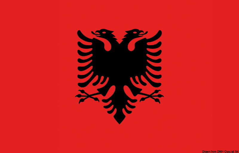 Bandiera_Albania.jpg Bandiera Albania 20 x 30 cm - immagine 1
