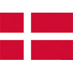Bandiera Danimarca 20 x 30 cm
