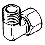 Raccordo per Pompe Ultaflex a 90°-3/8 (EF38)