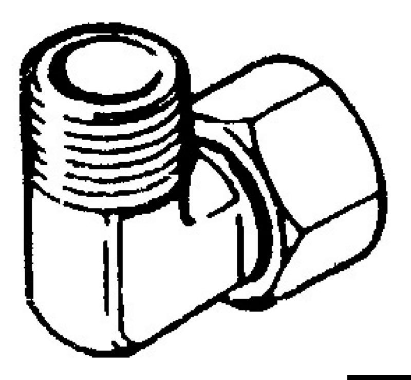 EF38.jpg Raccordo per Pompe Ultaflex a 90°-3/8 (EF38) - immagine 1