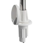 Asta combinata incasso 100 cm bianca - immagine 2