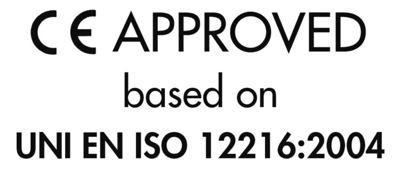 ce-approved.jpg Portello a filo nero 375 x 375 mm - immagine 1